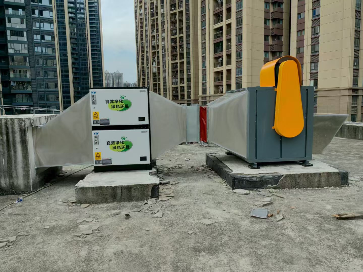 低空油烟净化机的工作原理和特点